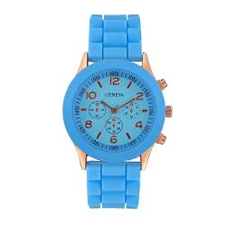 Avaner Armbanduhr Kinder Uhr mit Silikonband Lernuhr Trendy Jelly Quarzuhr für Jungen Mädchen von Avaner