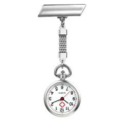 Avaner Schwesternuhr Krankenschwesteruhren Fob Uhren Analog Quarz Revers Uhren Brosche Hängende Stilluhren Nurse Watches für Frauen als Geschenke von Avaner