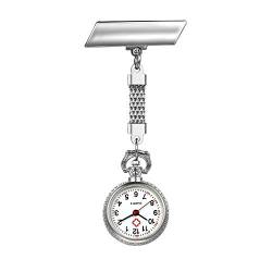 Avaner Schwesternuhr Krankenschwesteruhren Fob Uhren Analog Quarz Revers Uhren Brosche Hängende Stilluhren Nurse Watches für Frauen als Geschenke von Avaner