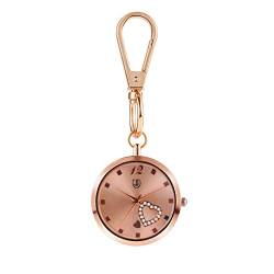 Avaner Taschenuhr mit großes Zifferblatt Rucksack Schlüsselanhänger Uhr Schwesternuhren mit Clip Pocket Watch für Damen Herren Jungen Mädchen von Avaner