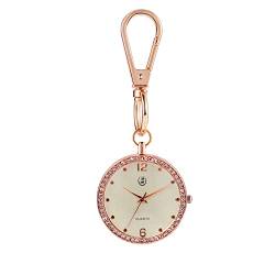 Avaner Taschenuhr mit großes Zifferblatt Rucksack Schlüsselanhänger Uhr Schwesternuhren mit Clip Pocket Watch für Damen Herren Jungen Mädchen von Avaner