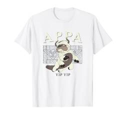 Avatar: The Last Airbender Appa Yip Yip Big Chest Logo T-Shirt von Avatar: The Last Airbender