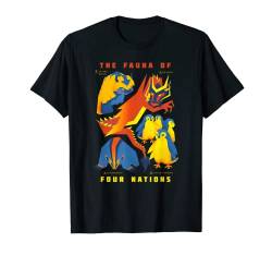 Avatar: The Last Airbender The Fauna Of Four Nations Retro T-Shirt von Avatar: The Last Airbender