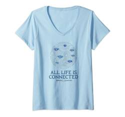 Avatar All Life Is Connected Pandora Grid T-Shirt mit V-Ausschnitt von Avatar