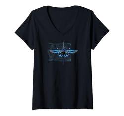 Avatar Mountain Banshee Pandora Predator T-Shirt mit V-Ausschnitt von Avatar