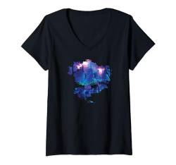 Avatar Pandora Jellyfish Forest Poster T-Shirt mit V-Ausschnitt von Avatar