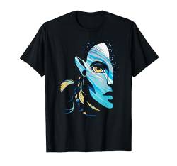 Avatar: The Way of Water Neytiri Na’vi Ocean Half Face T-Shirt von Avatar