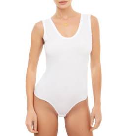 Avely Damen Body Trägertop (XS, Weiß) von Avely