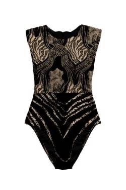 Averie Damen Xolani One Piece Swimsuit, Schwarz, XXL EU von Averie