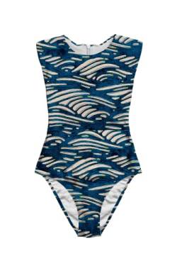 Averie Women's Swimsuit Alaska Zip Up One-Piece XS-3XL Recycled Fabric von Averie