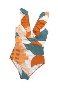 Averie Women's Swimsuit Alora Retro One-Piece XS-3XL Recycled Fabric von Averie