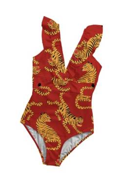 Averie Women's Swimsuit Andra Retro One-Piece XS-3XL Recycled Fabric von Averie