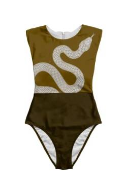 Averie Women's Swimsuit Corina Zip Up One-Piece XS-3XL Recycled Fabric von Averie