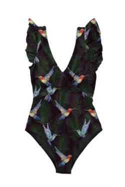 Averie Women's Swimsuit Kit Plunge One-Piece XS-3XL Recycled Fabric von Averie