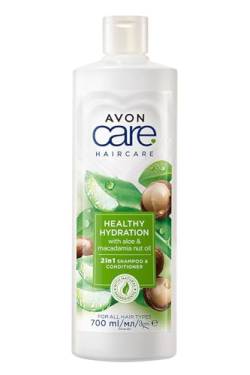 Avon Care 2 in1 Shampoo mit Aloe & Macadamianuß-Öl, 700 ml von Avon