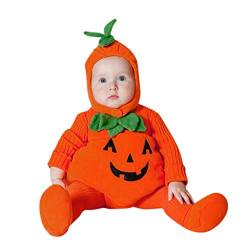 Avrilight Bekleidungssets Kleinkind Neugeborenes Baby Jungen Mädchen Kleidung Ärmellose Kürbis Weste Tops Mit Hut Halloween Outfits Kostüme Cosplay Set Faschingskostüme Baby 74 (Z2-Orange, 3-6 Months) von Avrilight