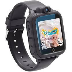 Awatty Smartwatch Kinder, Spielzeug Junge 3 4 5 6 7 8 9 10 11 12 Jahre, Geschenk Junge Spielzeug ab 3-12 Jahre, 14 Spiele, Kinderuhr für Jungen und Mädchen, Geschenke für Mädchen und Jungen (Schwarz) von Awatty