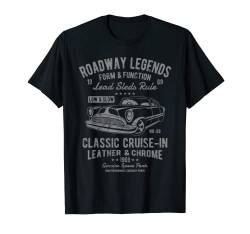 Automotive Nostalgia Oldtimer Cruise In Distressed Design T-Shirt von Awesome Classic Car Show Designs and Souvenirs