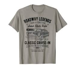 Automotive Nostalgia Oldtimer Cruise In Distressed Design T-Shirt von Awesome Classic Car Show Designs and Souvenirs