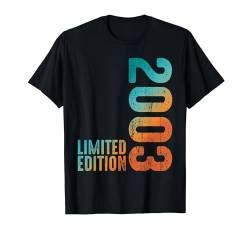 Jahr 2003 Geburt Vintage Aesthetic 2003 Seit 2003 Retro 2003 T-Shirt von Awesome Retro Vintage Aesthetic Birth Year