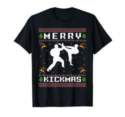 Karate Ugly Christmas Sweater T-Shirt von Awesome Ugly Christmas Sweaters