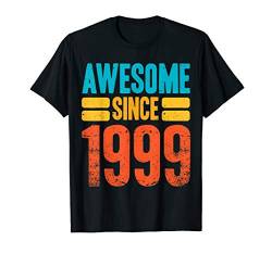 Awesome since 1999 - 21. Geburtstagsgeschenk 21 Jahre alt T-Shirt von Awesome since Vintage Geburtstagsgeschenke