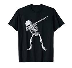 Dabbing Skeleton Halloween Gifts Men Women Dab Dance Costume T-Shirt von Awkward Halloween Co