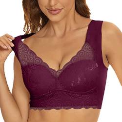 Sport BH Damen Comfy Bralette Haltungskorrektur Still-BH Baumwoll Orthopädischer Bustier Komfort Sexy Bra Push up Crop Top Unsichtbar Kleidung Angebote des Tages Heute von Awrvia