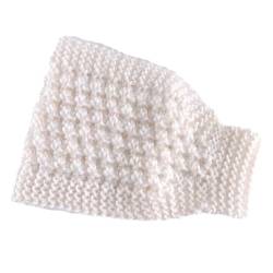 2-in-1-Ohrenschützer Für Damen Gestricktes Haarband/Nackenwärmer Süßes Breites Damen Stirnband Einfarbig Hochelastisch Für Den Winter Warm Haltende Mütze Gestricktes Stirnband Und Haarband von Awydky