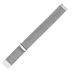 AxBALL Edelstahl Metallband Mesh Armband Magnetische Lock Ersatzband Smart Watch Armbands for Männer Frauen 14/16/18/20 / 22/22mm (Color : Stainless Steel, Size : 14mm) von AxBALL