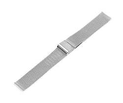 AxBALL Silberner Edelstahl-Mesh-Uhr-Bandband-Armbanduhr-Reparatur 12~24mm (Size : 20mm) von AxBALL