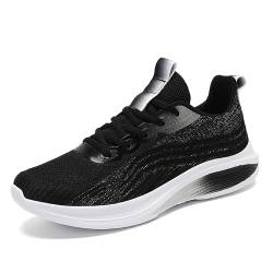 Axcone Herren Damen Sneaker Laufschuhe Sportschuhe Turnschuhe Running Fitness Sneaker Outdoors Straßenlaufschuhe Sports Freizeit Gym（9985-BKGY37） von Axcone