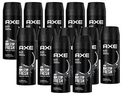 AXE Bodyspray Black im 12er Set, Deo ohne Aluminium 12x 150ml Deodorant Deospray Body Spray for Men Männer Herren Männerdeo (12 Produkte) von Axe