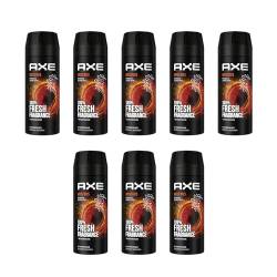 AXE Bodyspray Moschus Deo 8x 150ml Deospray Deodorant Männerdeo ohne Aluminium Herren Männer Men von Axe