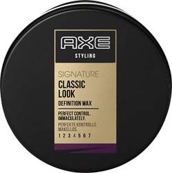 AXE Styling Wachs für kurzes bis mittellanges Haar Signature Classic Look langanhaltend, 75 ml 1 Stück von Axe