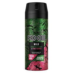 Axe, 3er Pack Men DeodorantBody Spray"Wild Fresh Bergamot Pink Pepper" 150ml, Frisch, 450 ml, (Pack of 3) von Axe