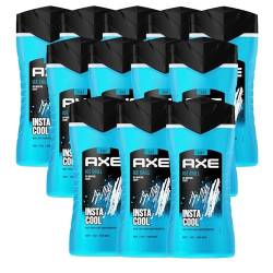 Axe 3-in-1 Duschgel & Shampoo Ice Chill für langanhaltende Frische und Duft nach der Dusche dermatologisch getestet 250 ml 12 Stück von Axe