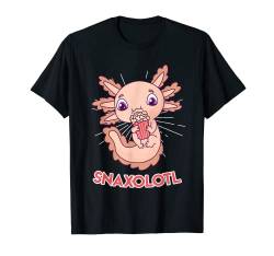 Fast Food Axolotl Popcorn Snaxolotl Axolotl T-Shirt von Axolotl Shirts