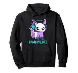 Gamesalotl Gamer Axolotl Gaming Headset Axolotl Pullover Hoodie von Axolotl Shirts