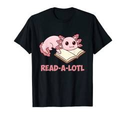 Read-a-lotl Axolotl Bücher Leser T-Shirt von Axolotl Shirts