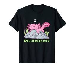 Relaxolotl Axolotl Langschläfer T-Shirt von Axolotl Shirts