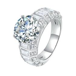 Ayoiow Ring Silber 925 Damen Elegant Ring Frauen Hochzeit von Ayoiow