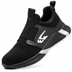 Ayqyc Arbeitsschuhe Herren Damen Stahlkappe Sicherheitsschuhe S3 Atmungsaktiv Leicht Sportlich Schutzschuhe Unisex von Ayqyc