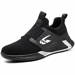 Ayqyc Leichte Arbeitsschuhe Herren S3 Sicherheitsschuhe Damen Sportlich Schutzschuhe Atmungsaktive Stahlkappen Schuhe 36-48 von Ayqyc