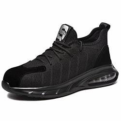 Ayqyc Leichte Arbeitsschuhe Herren S3 Sicherheitsschuhe Damen Sportlich Schutzschuhe Atmungsaktive Stahlkappen Schuhe 36-48 von Ayqyc