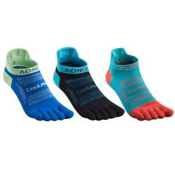 Azarxis Zehensocken Herren Damen, Fünf Finger Socken, Atmungsaktiv Sportsocken Laufsock für Laufen Running Fitness 2/3 Paar von Azarxis