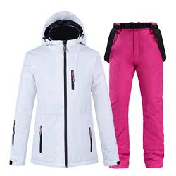 Azastar Frauen Skianzug Tops Und Hosen Set Wasserdicht Winddicht Warmer Winter Schneeanzug Damen Schneeanzüge von Azastar