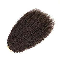 Kinky Curly Curly Crochet Hair Flechten Haarverlängerungen Synthetisches Geflochtenes Haar Für Zöpfe M 6 30Inch 75cm#1Pcs von Azedssw