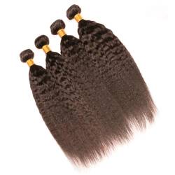 Verworrene Gerade Bundles 100% Natürliche Echthaarverlängerungen 8–30 Zoll Remy Haar 1/3/4 Stück/Lot Ombre Bündel #4 22 24 26 von Azedssw