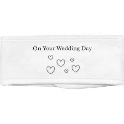 'An Ihrem Hochzeitstag Text mit Herzen ' Beauty Head Band/Haarband (HB00026180) von Azeeda